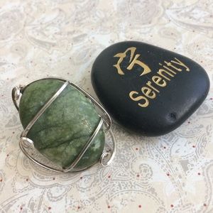 wirequeen Jewelry - Wire Wrap S S Ring with Green Turquoise Size 8 wirequeen Jewelry - Wire Wrap S S Ring with Green Turquoise Size 8